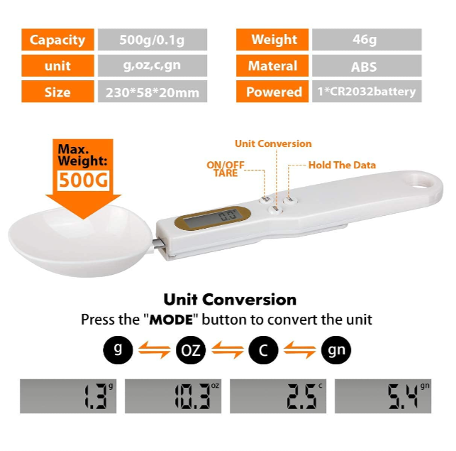 DigitSpoon | Digital Measuring Spoon